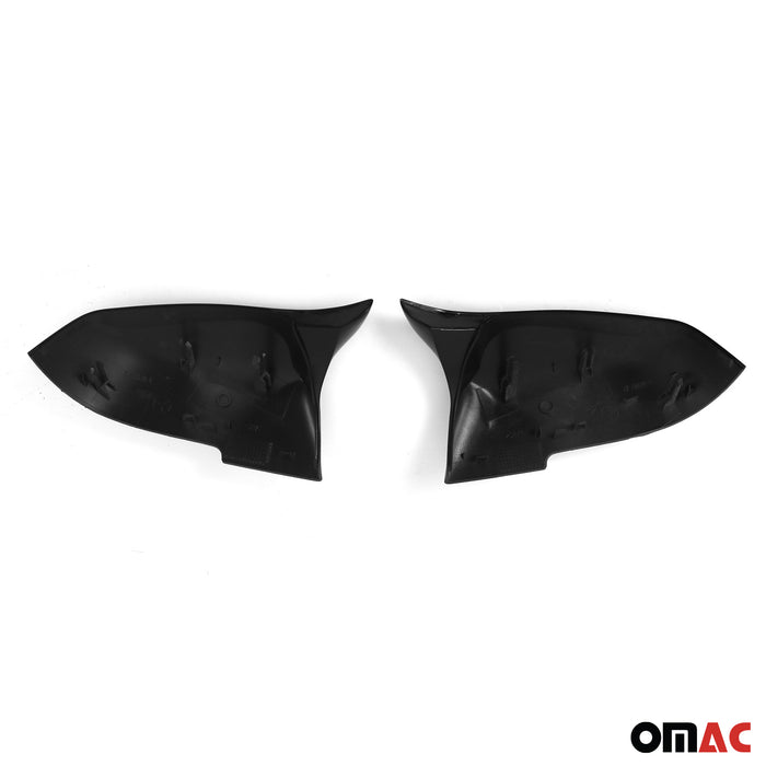 Side Mirror Cover Caps fits BMW 3 Series F30 2014-2018 ABS Paintable Natural