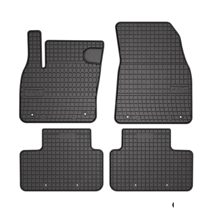 OMAC Floor Mats Liner for Volvo XC40 2019-2024 Black Rubber All-Weather 4 Pcs