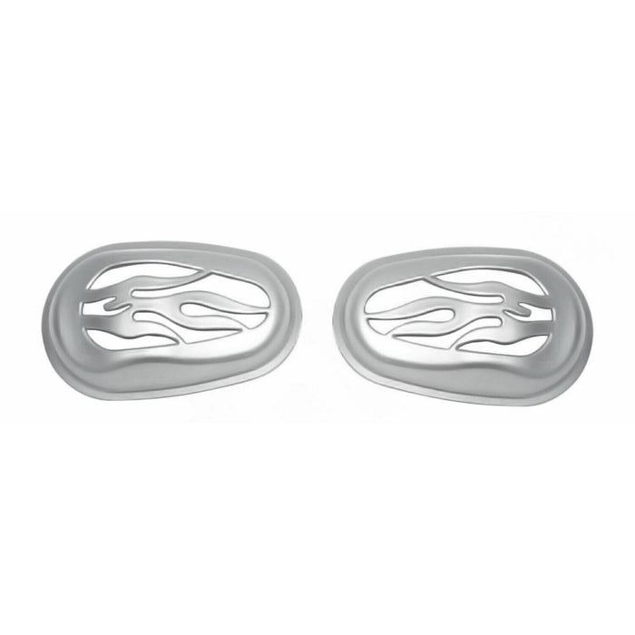 Side Indicator Signal Trim Cover for Toyota Yaris 2007-2012 Silver 2 Pcs