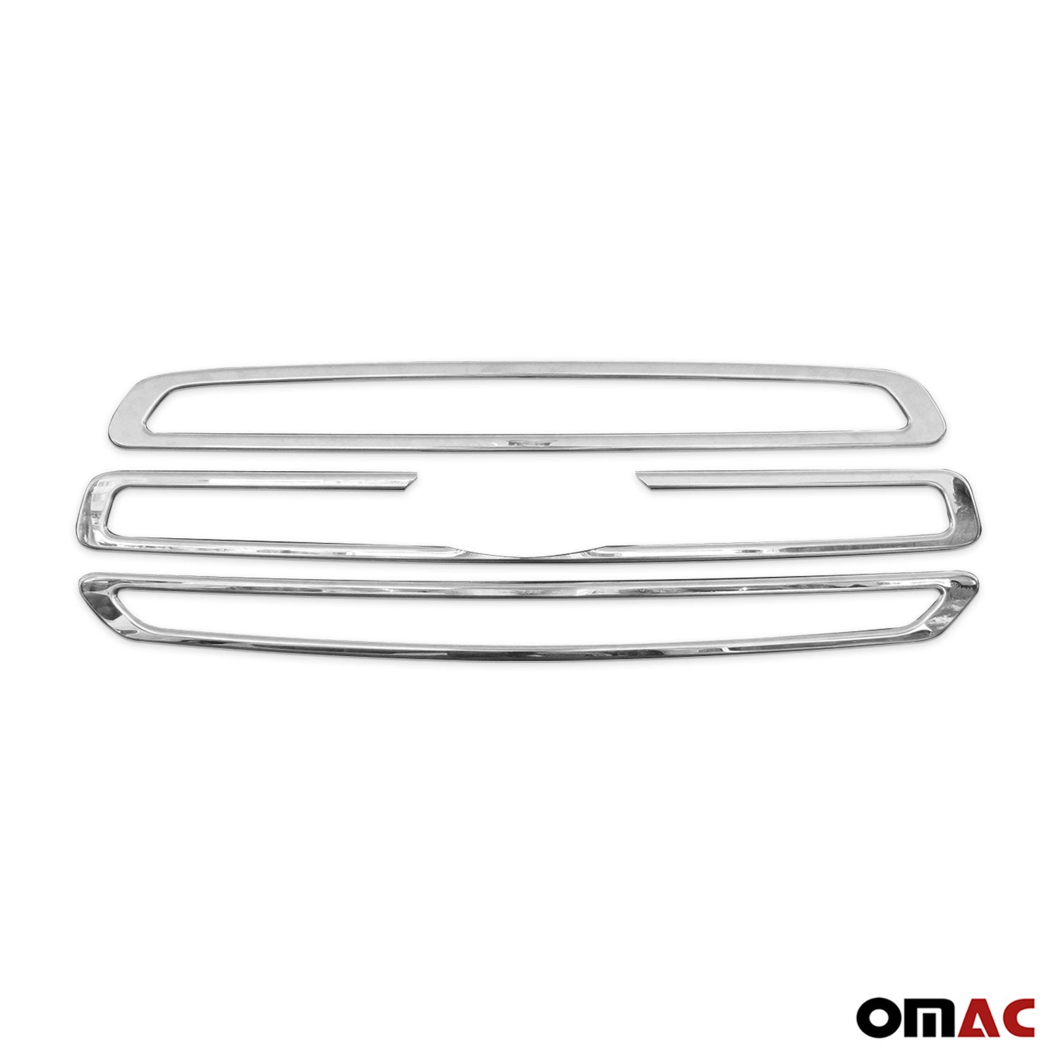 Front Bumper Grille S. Steel Trim Cover For Ford Transit 150 250 350 2014-2019