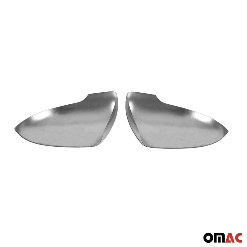 Side Mirror Cover Caps Fits Kia Sorento 2016-2020 Steel Silver 2 Pcs - OMAC USA