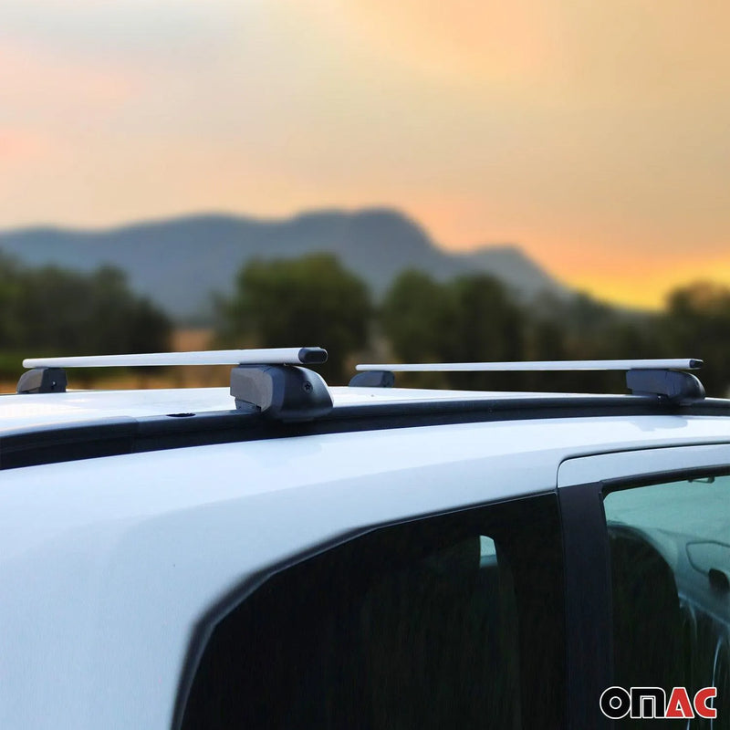 2011-2024 Mitsubishi Outlander Sport Roof Rack Cross Bars Silver