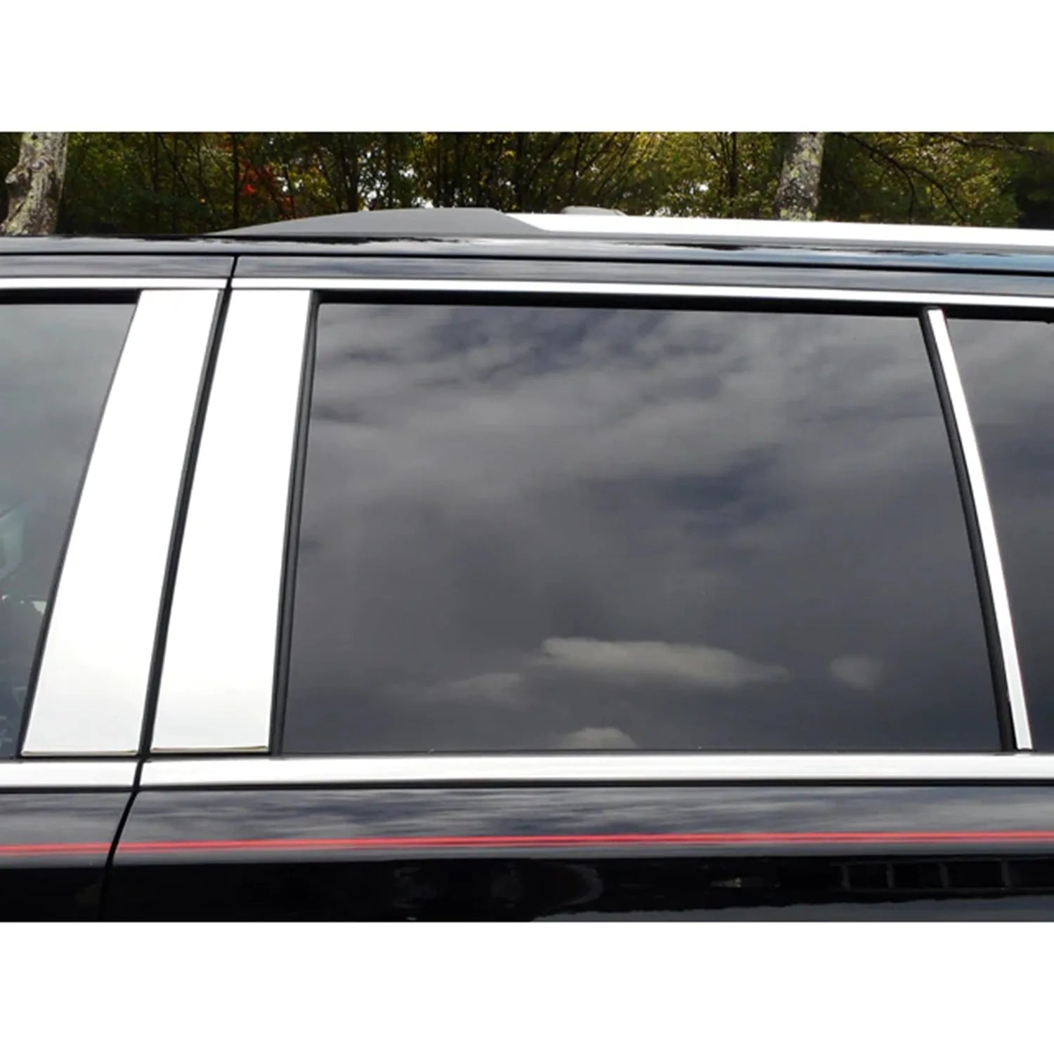 2015-2020 Cadillac Escalade Stainless Steel Pillar Trim 6Pc