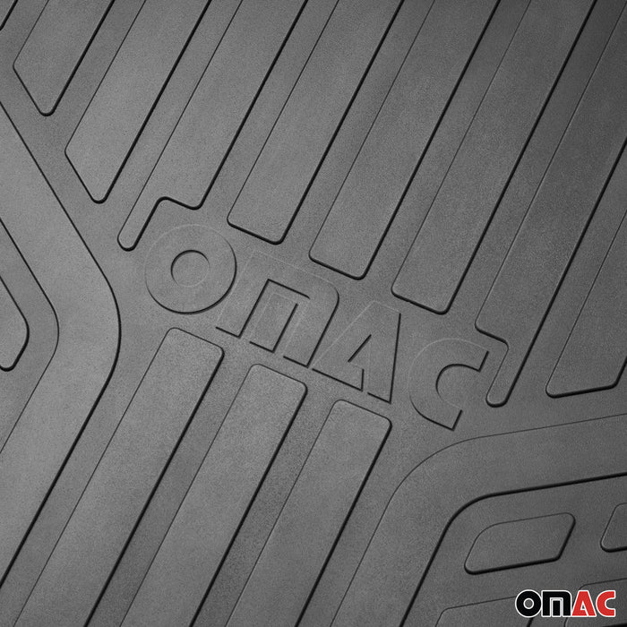 Trimmable Floor Mats Liner Waterproof for Audi 3D Black All Weather 4Pcs