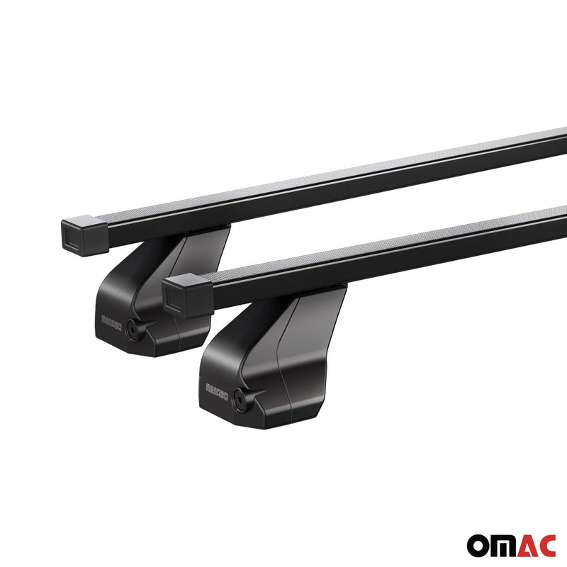 2012-2019 BMW 1 Series F20 F21 Roof Rack Cross Bars Black