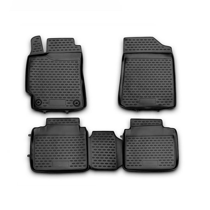 OMAC Floor Mats Liner for Toyota Camry 2012-2017 Black TPE All-Weather 4 Pcs