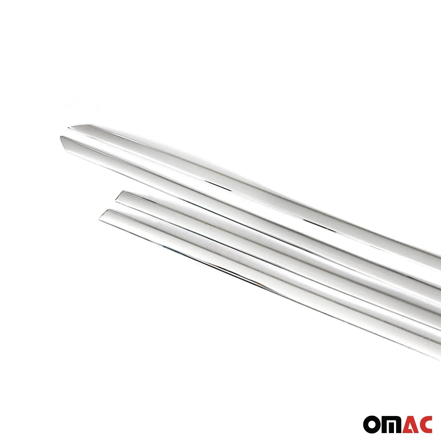 2016-2022 Honda HR-V Side Door Molding Trim Skirt Garnish Stainless Steel Silver 4 Pcs