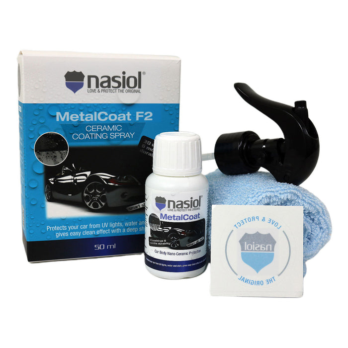 NASIOL Metalcoat F2 1.7 Oz Quick Nano Paint Protection Ceramic Coating Spray
