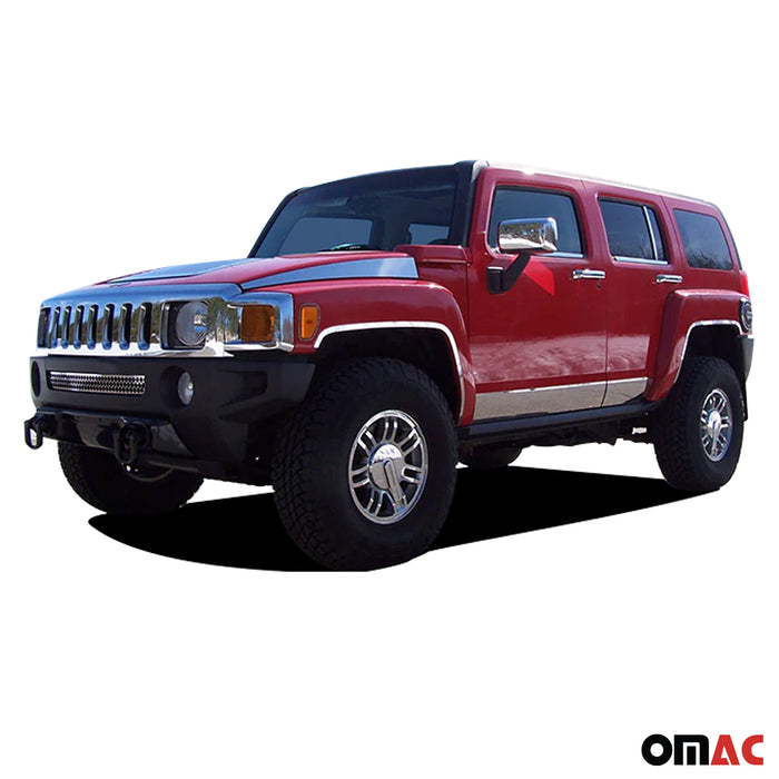 Stainless Steel Grille Accent 1 Pc For 2006-2009 Hummer H3
