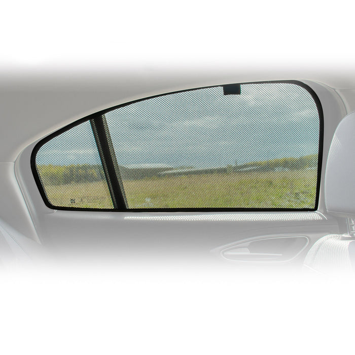 Side Rear Window Curtain Mesh UV Block for VW T-Roc 2017-2024 Black 4Pcs