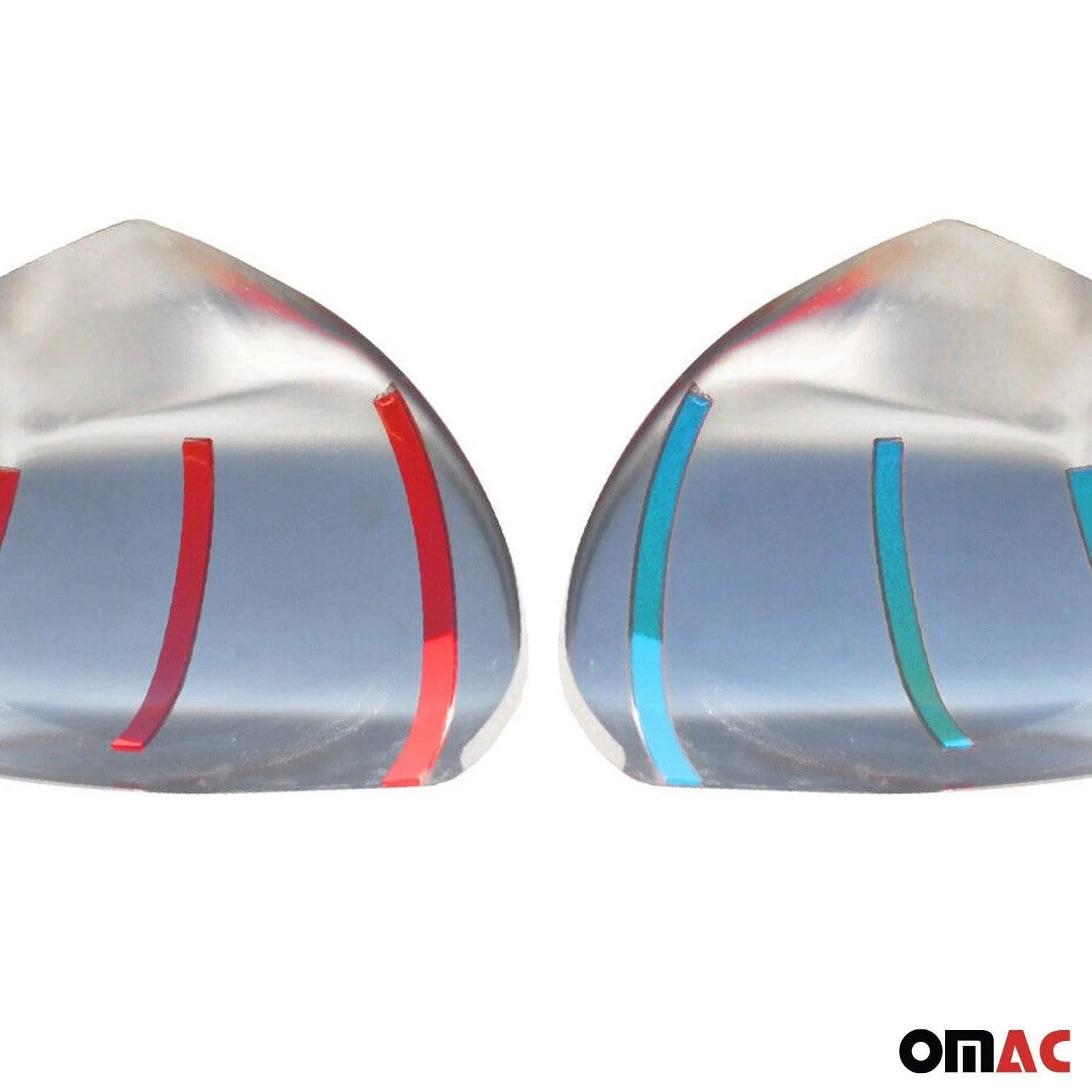 2003-2009 Lexus GX 470 Side Mirror Cover Caps Stainless Steel Silver 2 Pcs