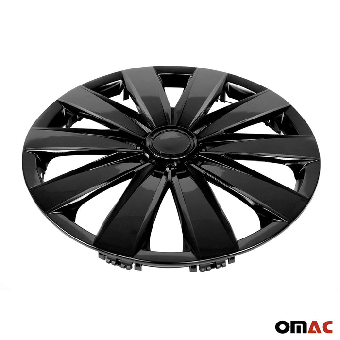 16" Wheel Covers Hubcaps 4Pcs for Hyundai Black