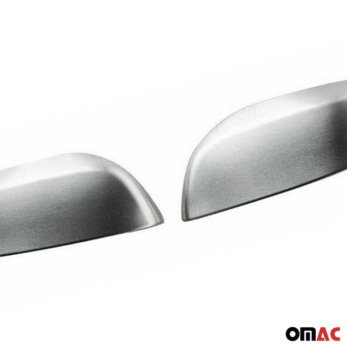 Side Mirror Cover Caps Fits Lexus GX 460 2010-2019 Brushed Steel Silver 2 Pcs