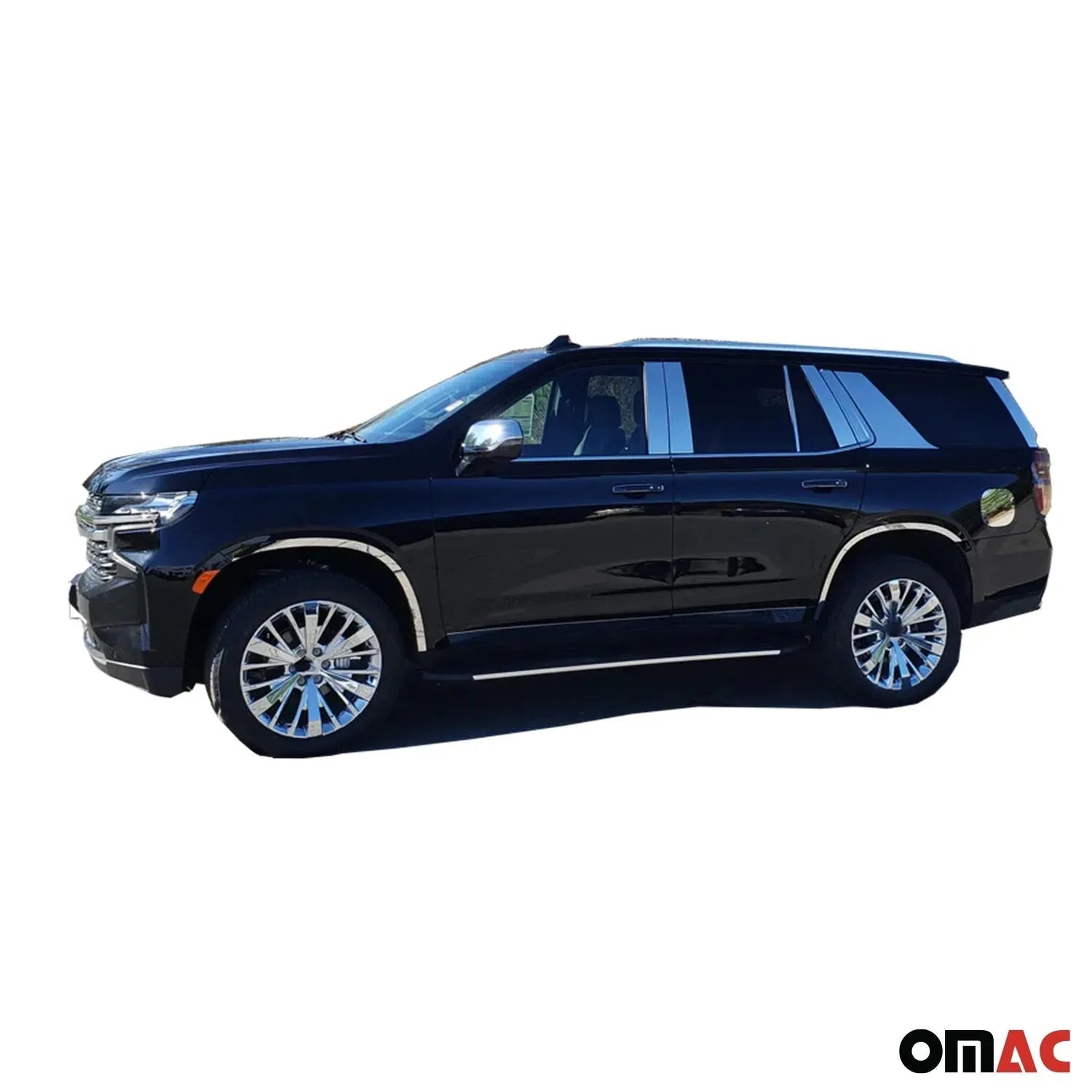 2021-2025 Chevrolet Tahoe Trunk Accent Trim 1Pc Stainless Steel Silver