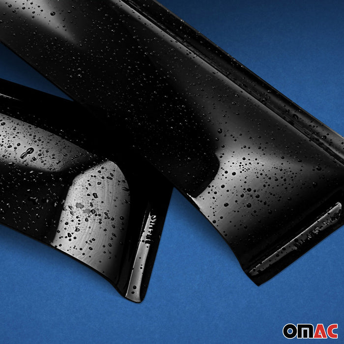 Window Visor Vent Rain Guard Deflector for BMW X1 E84 2010-2015 Acrylic Smoke 4x