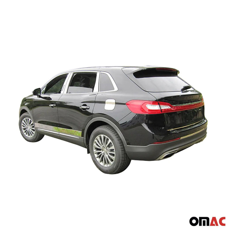 2016-2018 Lincoln MKX Rear Bumper Accent 1Pc Stainless Steel Silver