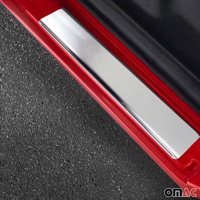 Door Sill Scuff Plate Scratch Protector for Ford Transit Connect 2010-2013 Steel