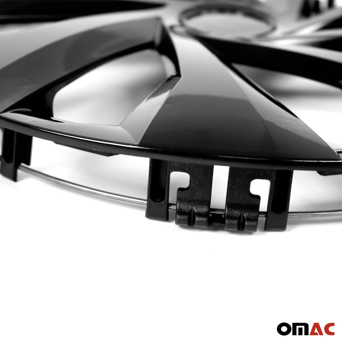 15 Inch Wheel Rim Covers Hubcaps for Audi Black