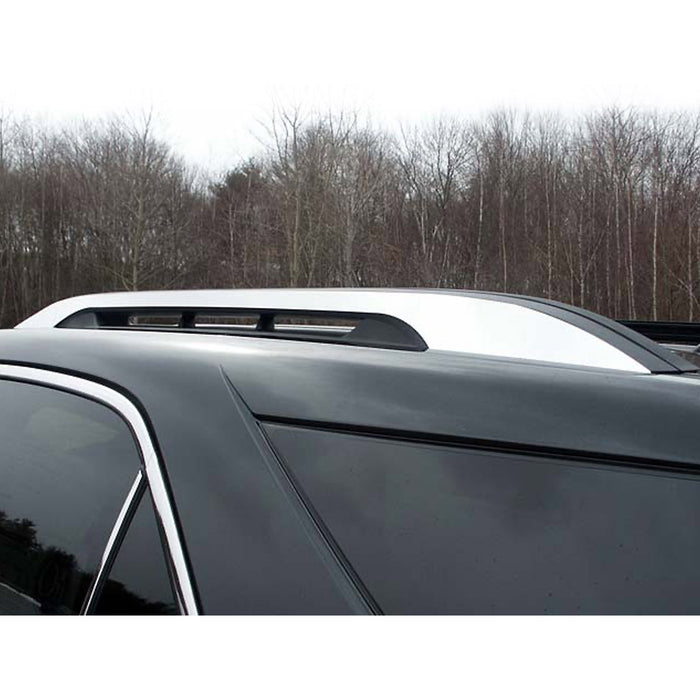 Stainless Steel Roof Rack Accent 2 Pc For 2010-2017 Chevy Equinox