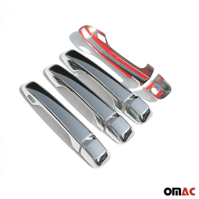 Car Door Handle Cover Protector for Lexus GX 460 2010-2013 Steel Chrome 8 Pcs - OMAC USA