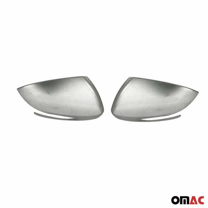 Side Mirror Cover Caps Fits Kia Sportage 2017-2022 Steel Silver 2 Pcs