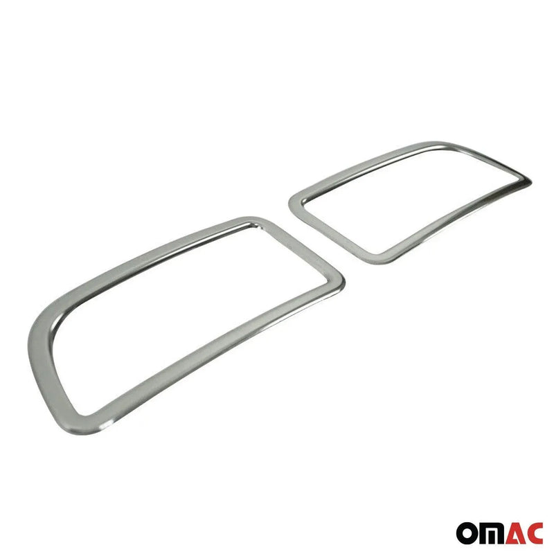 Rear Reflector Lamp Rim Frame for Mercedes Sprinter W906 2014-2018 Silver Steel - OMAC USA