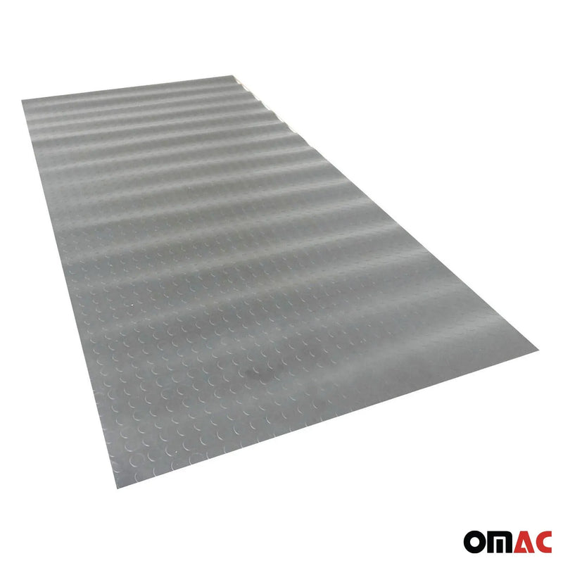 Rubber Pickup Truck Bed Liner Trunk Mat Trimmable Flooring Mat Black Grey