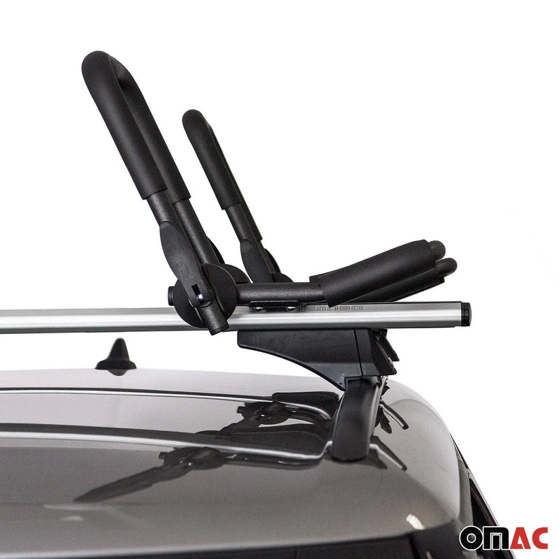 Canoe Boat Surf Kayak Roof Rack Car SUV Truck Top Mount Carrier Cross J-Bar 2 Pc