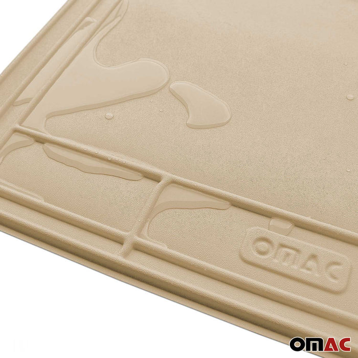 High Quality Beige Under The Sink Cabinet Protection Mat Waterproof Raised Edge