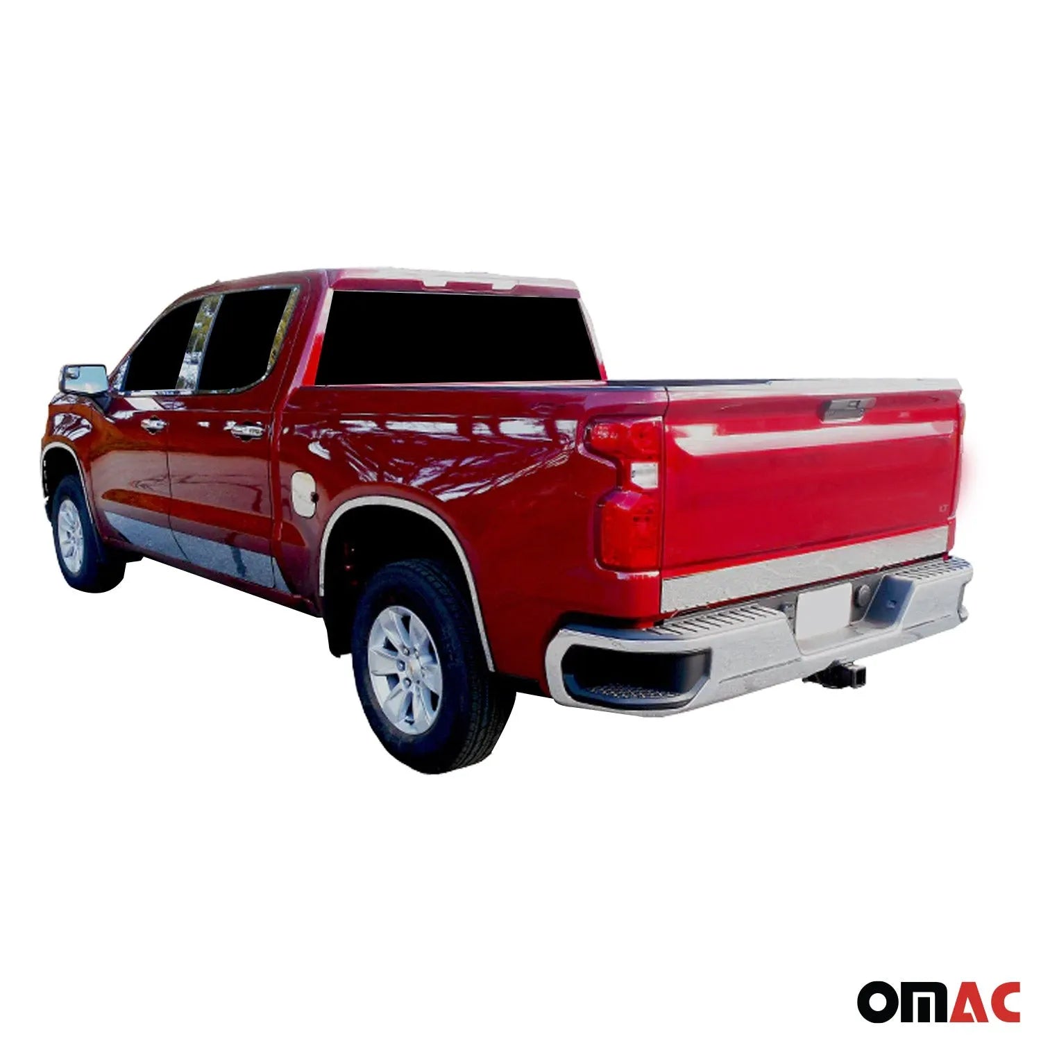 2019-2025 Chevrolet Silverado Crew Cab 4Door Stainless Steel Window Sill Trim 6Pcs