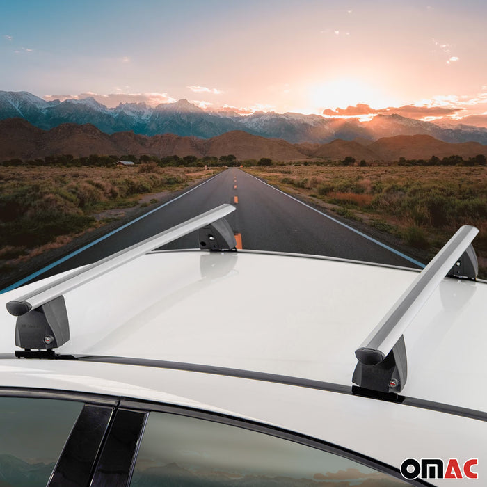 Fix Point Roof Racks Cross Bars for Mazda CX-5 2013-2016 Gray 2Pcs