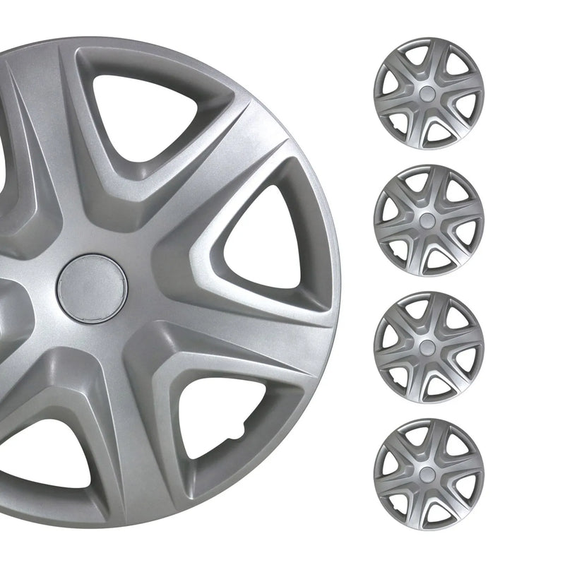 Virginia Hub Caps Wheel Cover 16" Silver Full Set 4 pcs.