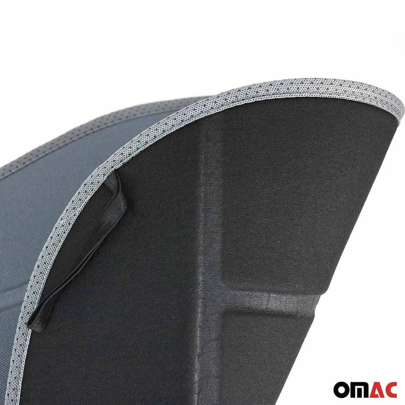 Fiat Car Seat Protector Cushion Cover Mat Pad Gray Gray 2 Pcs