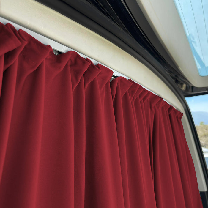 Cabin Divider Curtain Privacy Curtains for RAM ProMaster City Red 2 Curtains