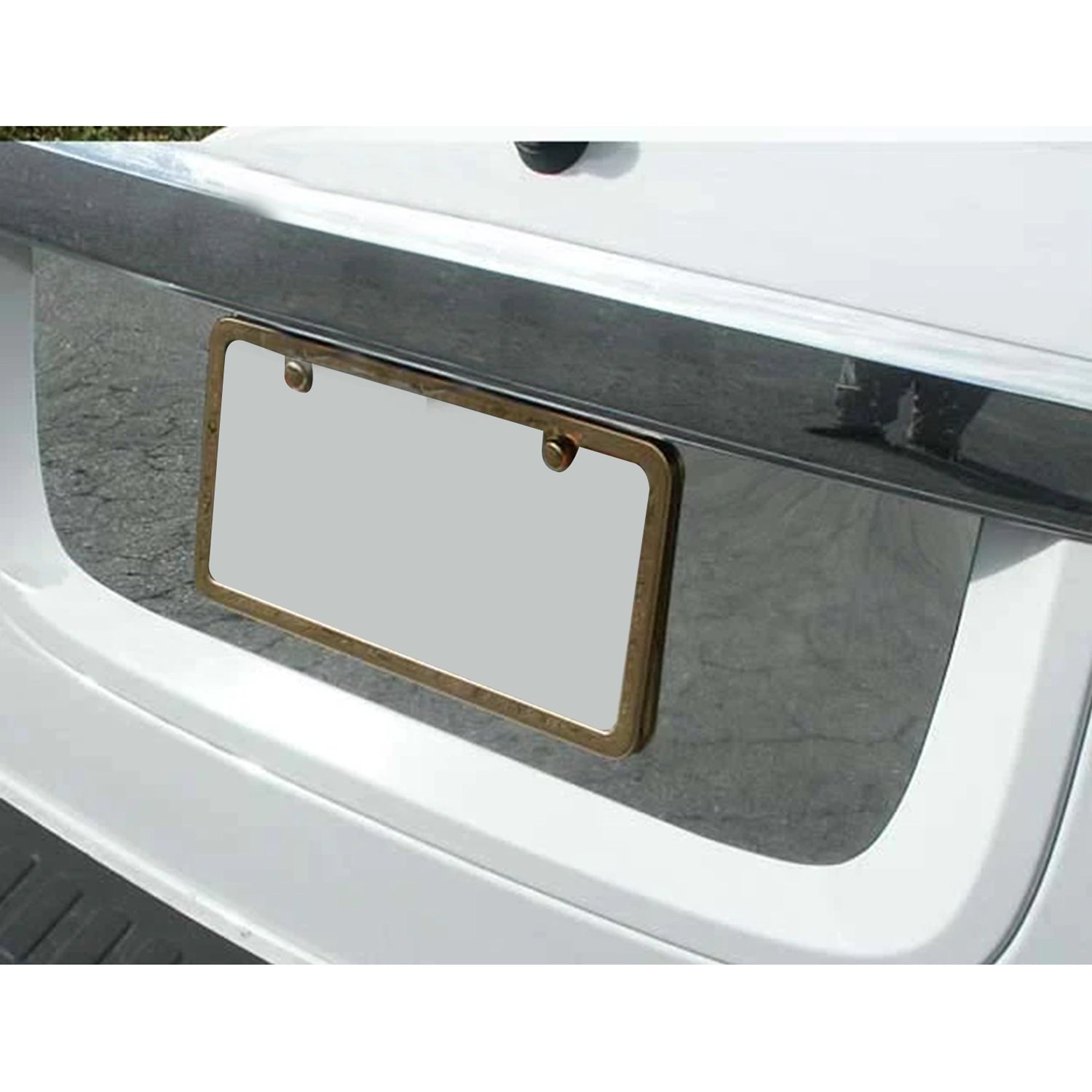 2005-2009 Chevrolet Equinox Stainless License Plate Bezel 1Pc