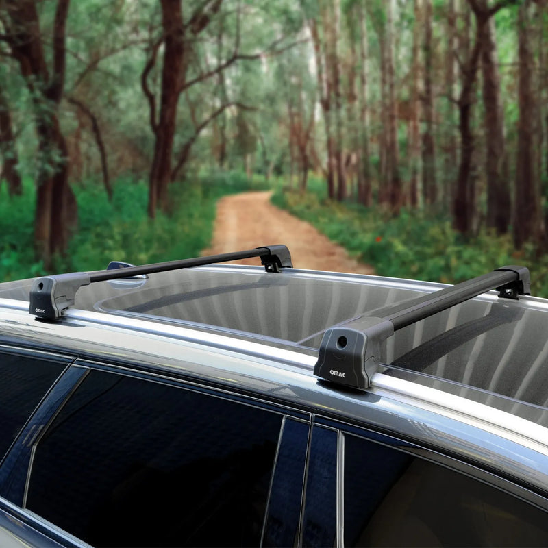 2015-2019 Lincoln MKC Roof Rack Cross Bars Black