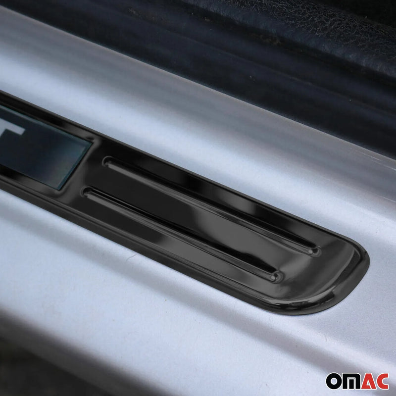 Kia Door Sill Scuff Plate Illuminated Sport Steel Dark 4 Pcs