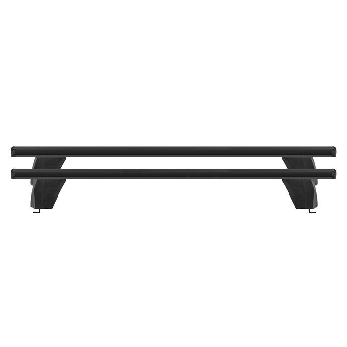 Fix Point Roof Racks Cross Bars for Hyundai Accent 2012-2017 Hatchback Black 2x