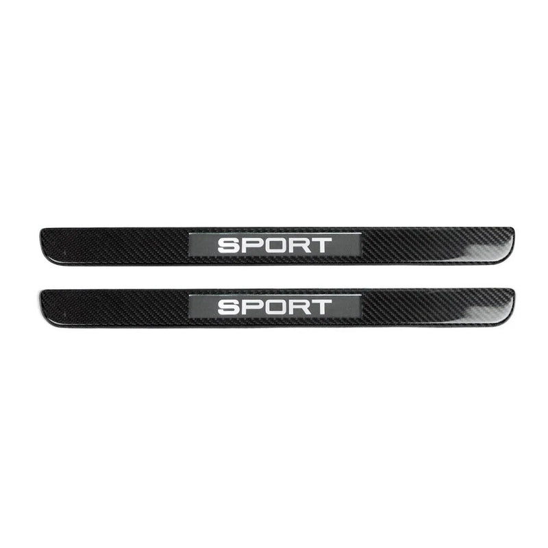 Hyundai Elantra Coupe Door Sill Scuff Plate Illuminated Carbon Fiber Black 2Pcs