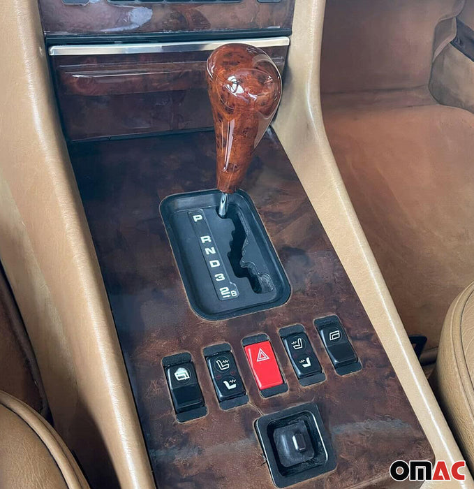 Gear Shift Knob Handle for Mercedes E Class W124 1988-1994 Automatic Walnut