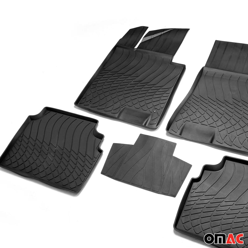 2021-2024 Kia K5 Floor Mats Liners Full Set All Weather Black