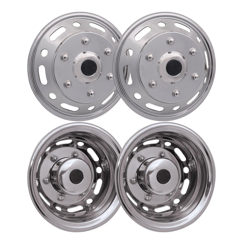 Chevrolet Express 16" Dual Wheel Simulator Hubcaps Steel Front & Rear