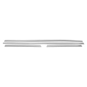 2007-2012 Dodge Nitro Side Door Molding Trim Skirt Garnish Stainless Steel Silver 4Pcs
