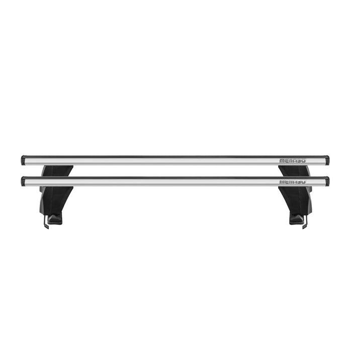 Top Roof Racks Cross Bars fits Fiat 500X 2016-2023 2Pcs Gray Aluminium
