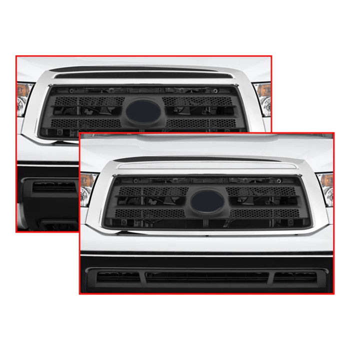 Stainless Steel Grille Accent 1Pc Fits 2007-2009 Toyota Tundra