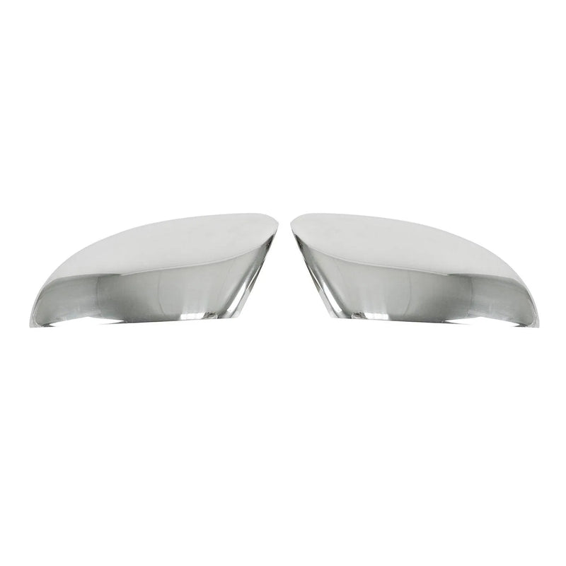 Side Mirror Cover Caps Fits VW Beetle 2012-2019 Steel Silver 2 Pcs - OMAC USA