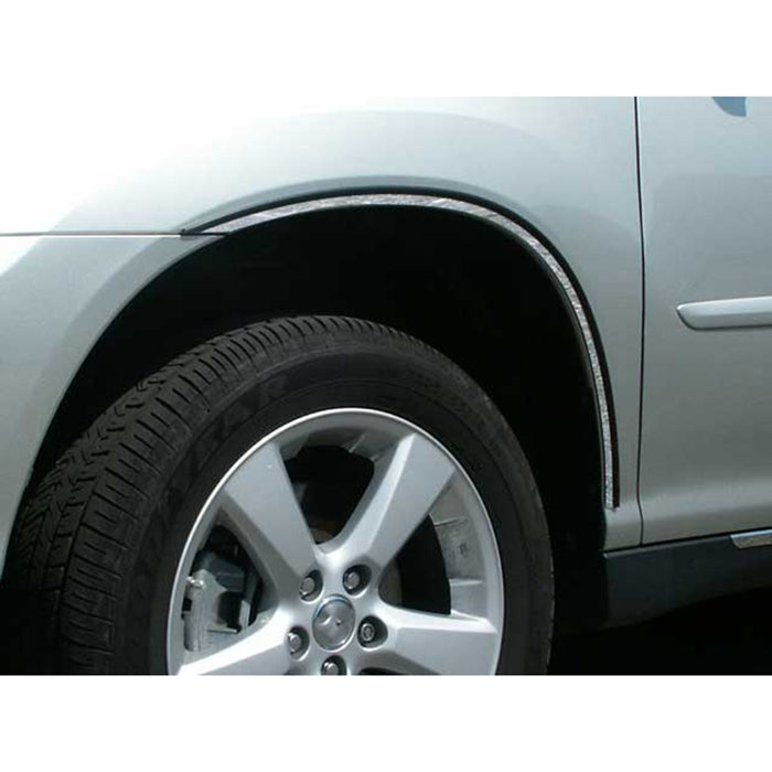 Stainless Steel Wheel Well Trim 4Pc Fits 2004-2009 Lexus RX330