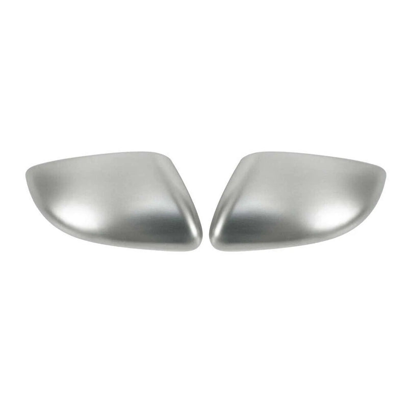 2010-2014 VW Golf Mk6 Side Mirror Cover Caps Matt Steel Silver 2 Pcs