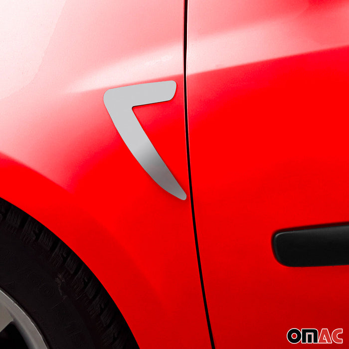 Chrome Side Marker Fender Vent Trim Cover for Sedan SUV Hatchback Coupe Trucks