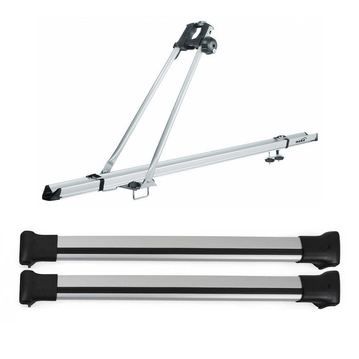Bike Rack Carrier Roof Racks Set fits RAM ProMaster 2014-2024 Gray 3x